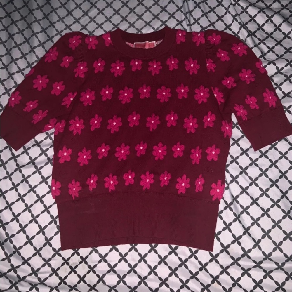 New Without Tags Kate Spade Floral Sweater XXS